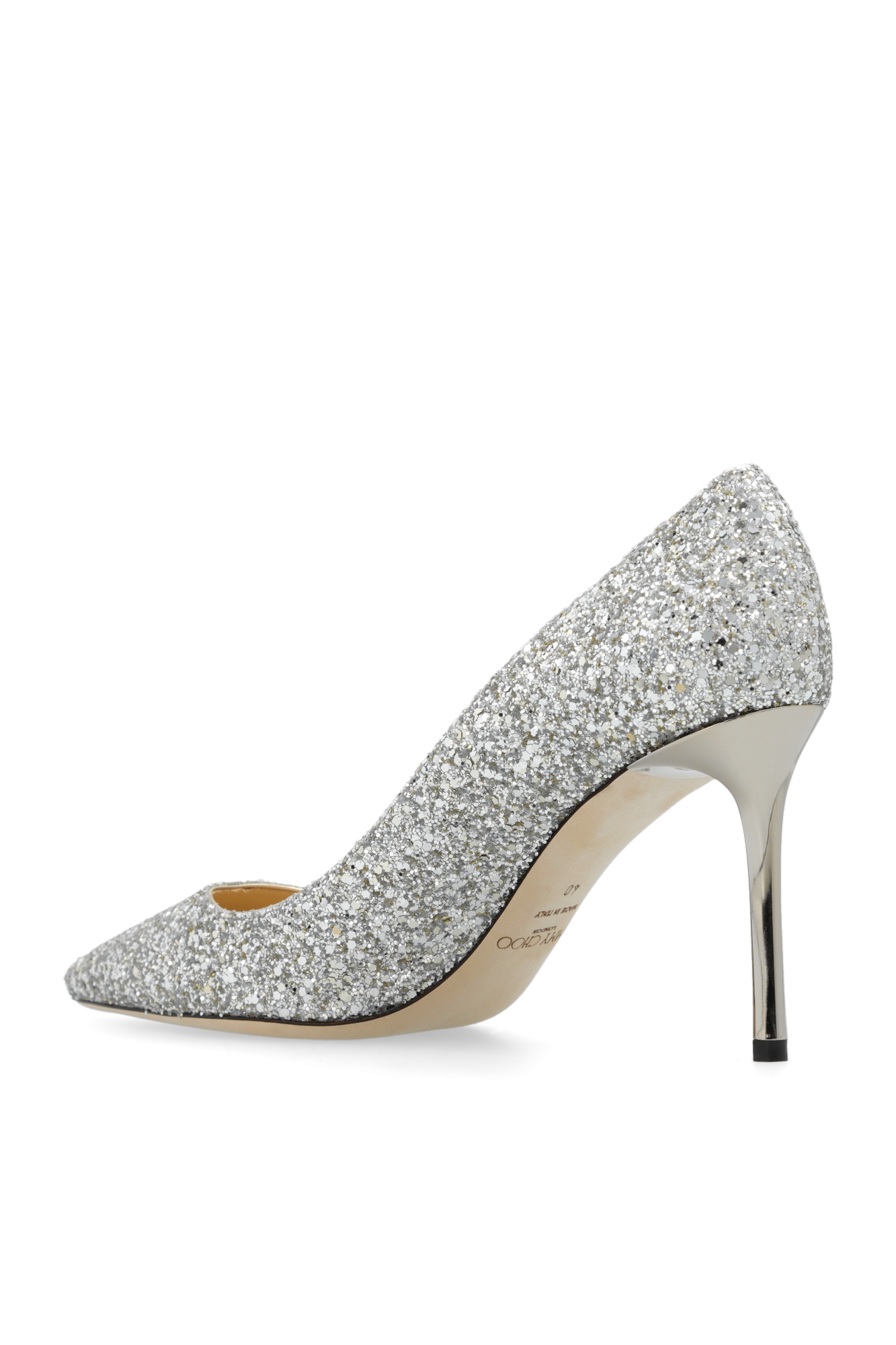 Silver Romy glitter pumps Jimmy Choo Vitkac GB